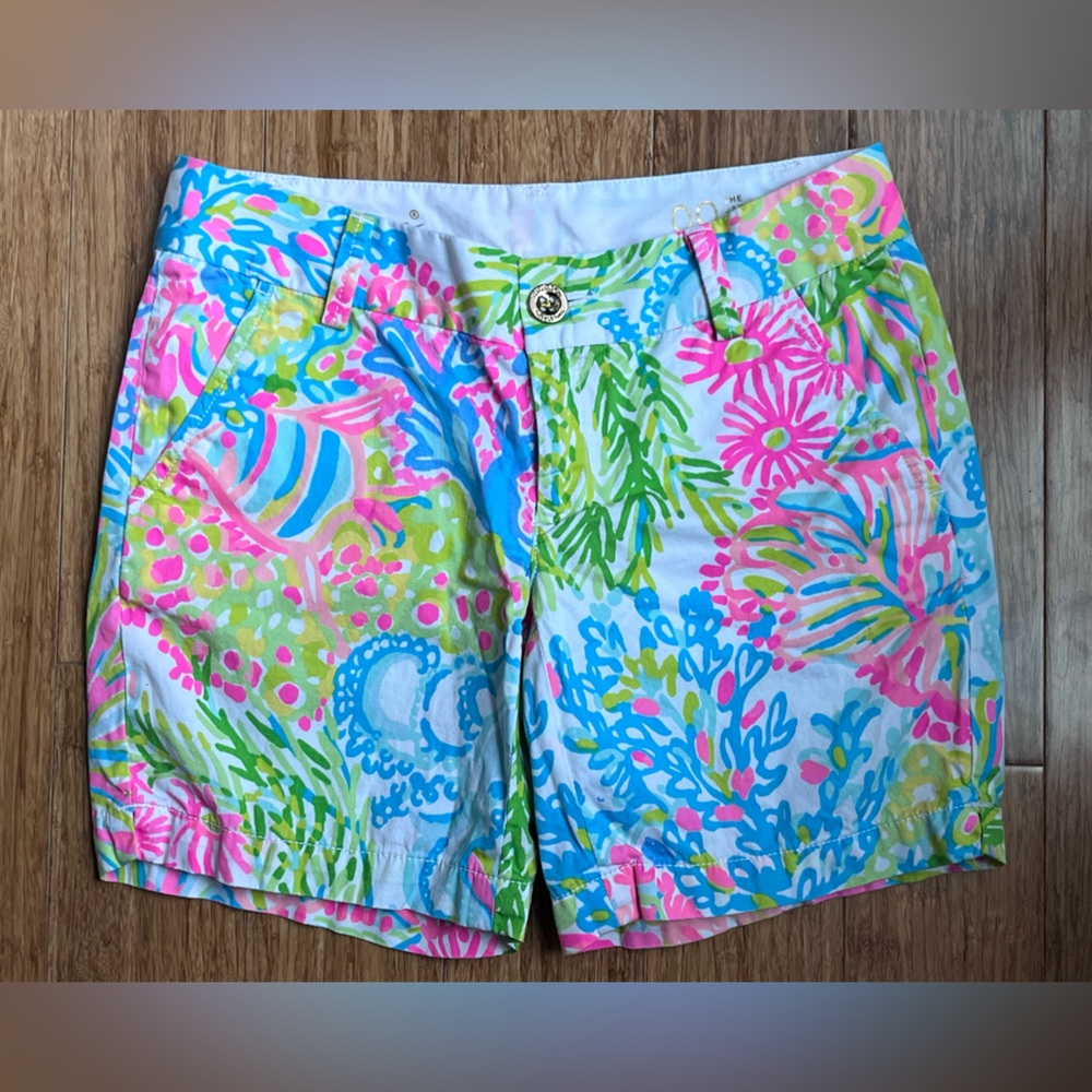 Lilly Pulitzer Jayne Shorts Size 00 Bright. 1458